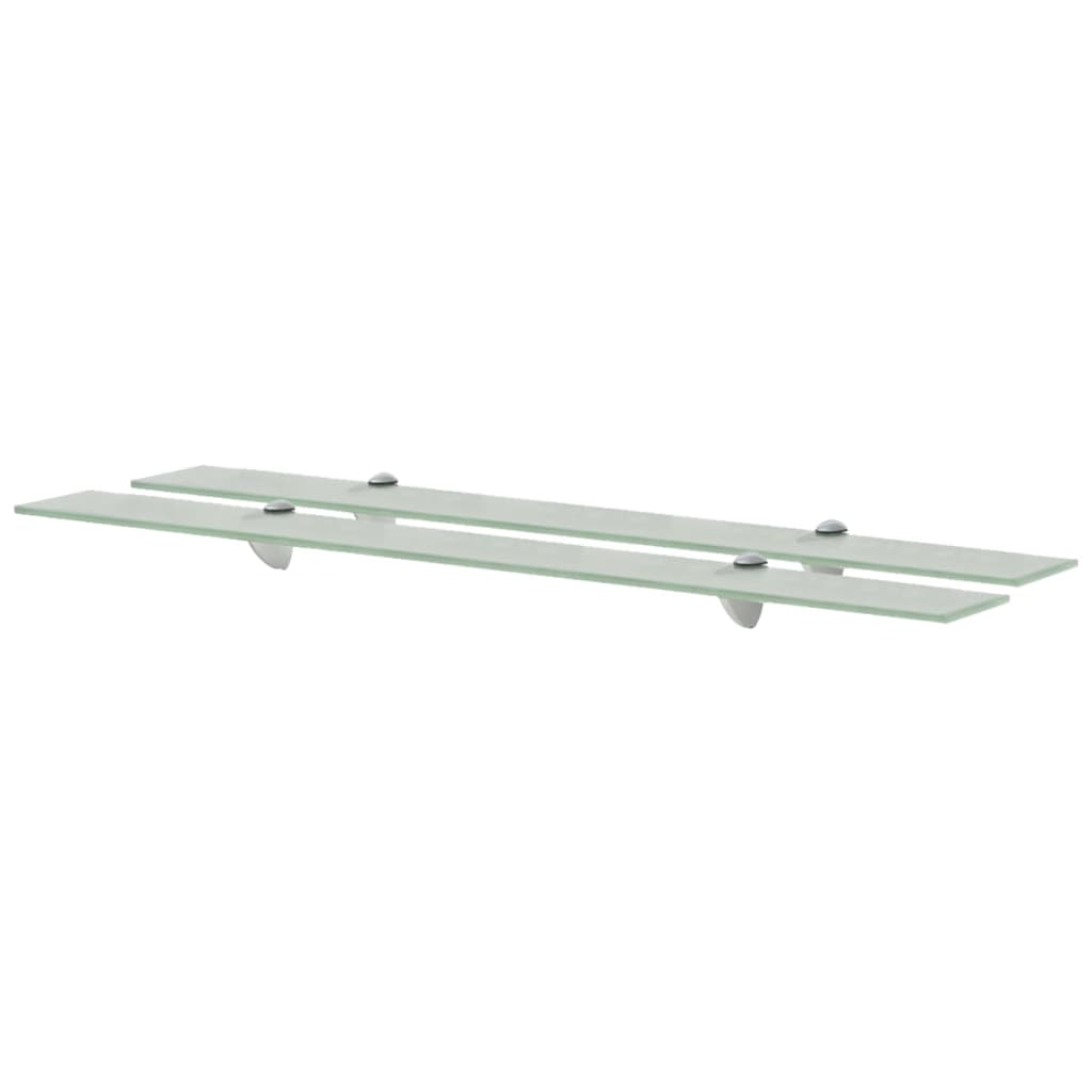 vidaXL Rafturi suspendate, 2 buc., 90 x 10 cm, sticlă, 8 mm