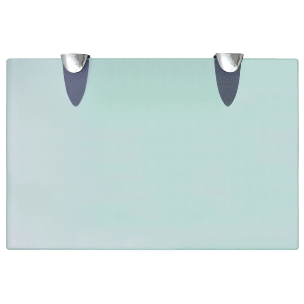 vidaXL Rafturi suspendate, 2 buc., 30 x 20 cm, sticlă, 8 mm
