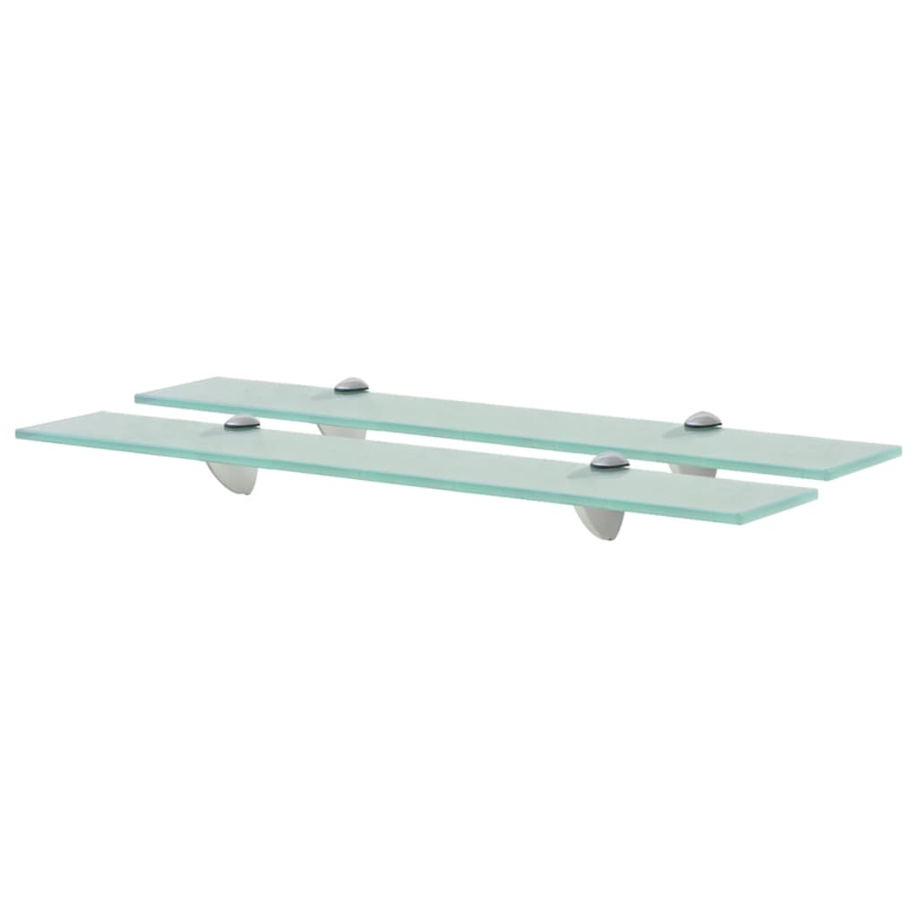vidaXL Rafturi suspendate, 2 buc., 60 x 20 cm, sticlă, 8 mm