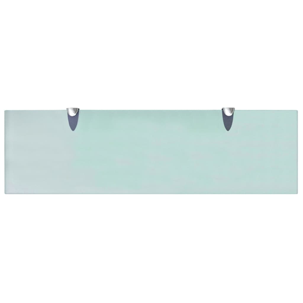 vidaXL Rafturi suspendate, 2 buc., 70 x 20 cm, sticlă, 8 mm