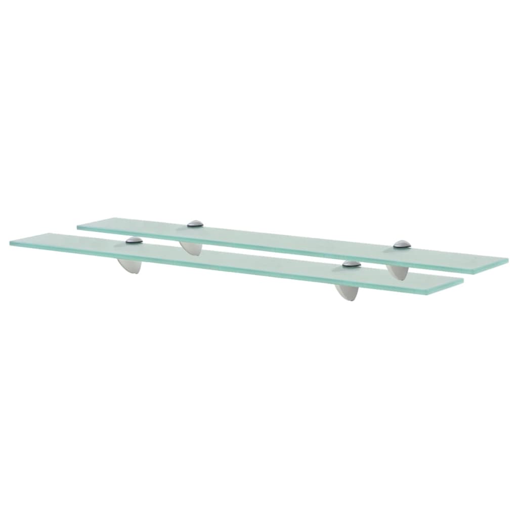 vidaXL Rafturi suspendate, 2 buc., 70 x 20 cm, sticlă, 8 mm