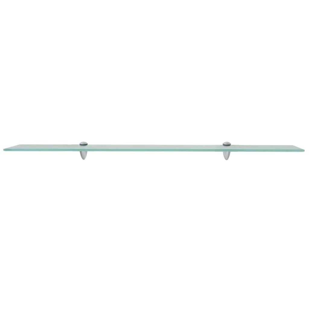 vidaXL Rafturi suspendate, 2 buc., 100 x 20 cm, sticlă, 8 mm