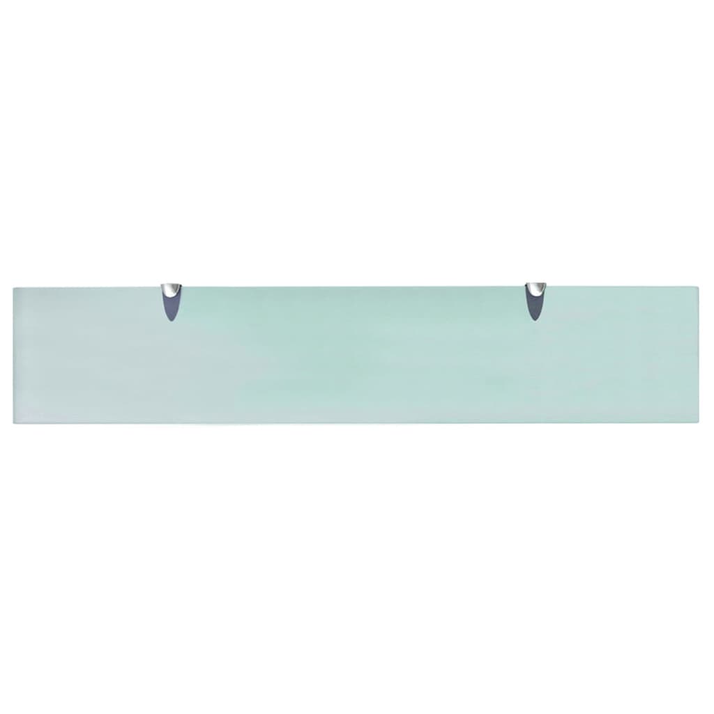 vidaXL Rafturi suspendate, 2 buc., 100 x 20 cm, sticlă, 8 mm