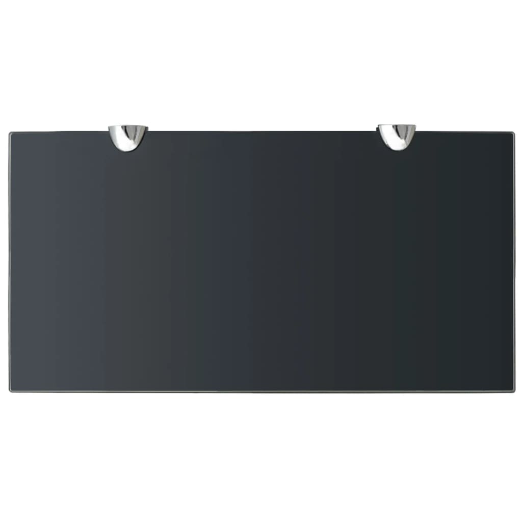 vidaXL Rafturi suspendate, 2 buc., 40 x 20 cm, sticlă, 8 mm