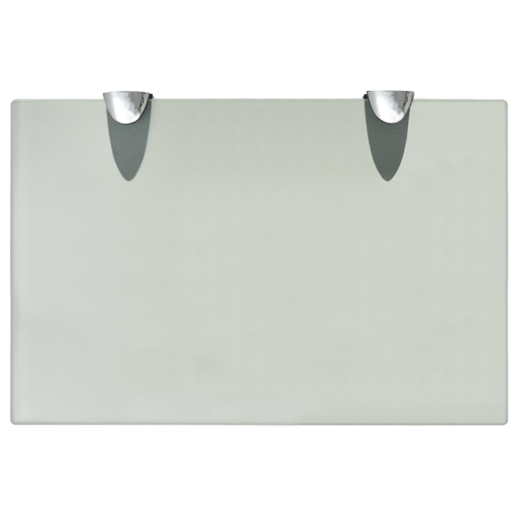 vidaXL Rafturi suspendate, 2 buc., 30 x 20 cm, sticlă, 8 mm