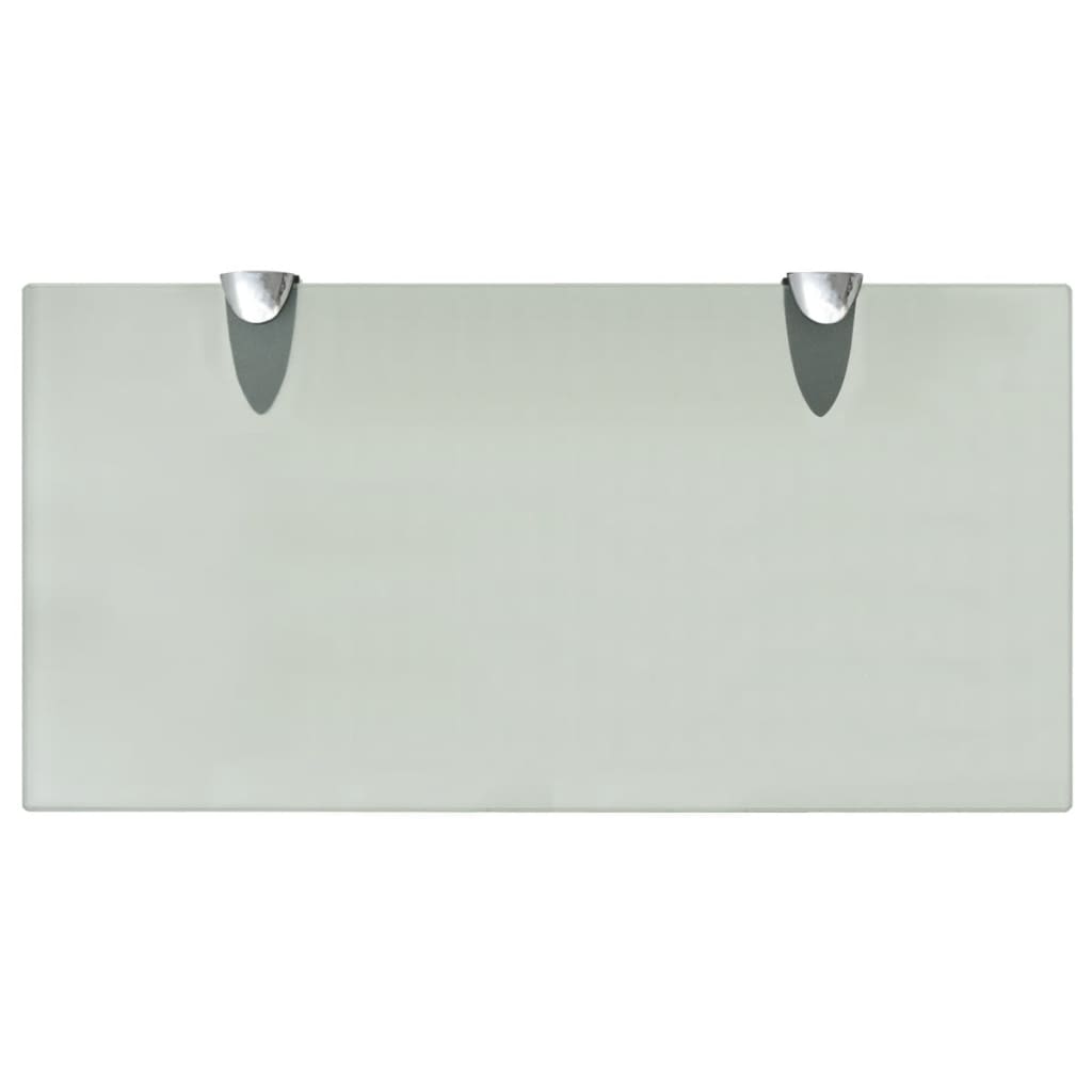 vidaXL Rafturi suspendate, 2 buc., 40 x 20 cm, sticlă, 8 mm