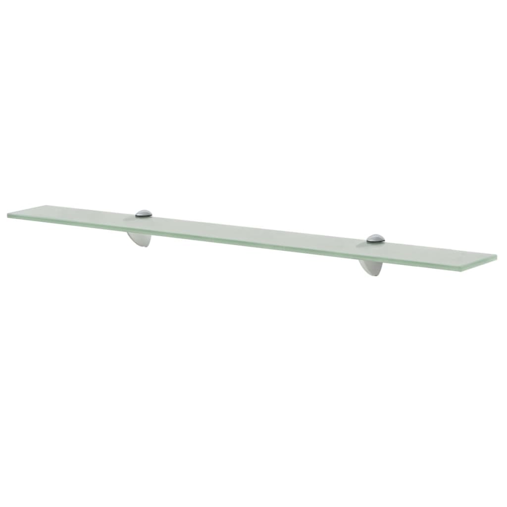 vidaXL Rafturi suspendate, 2 buc., 80 x 20 cm, sticlă, 8 mm