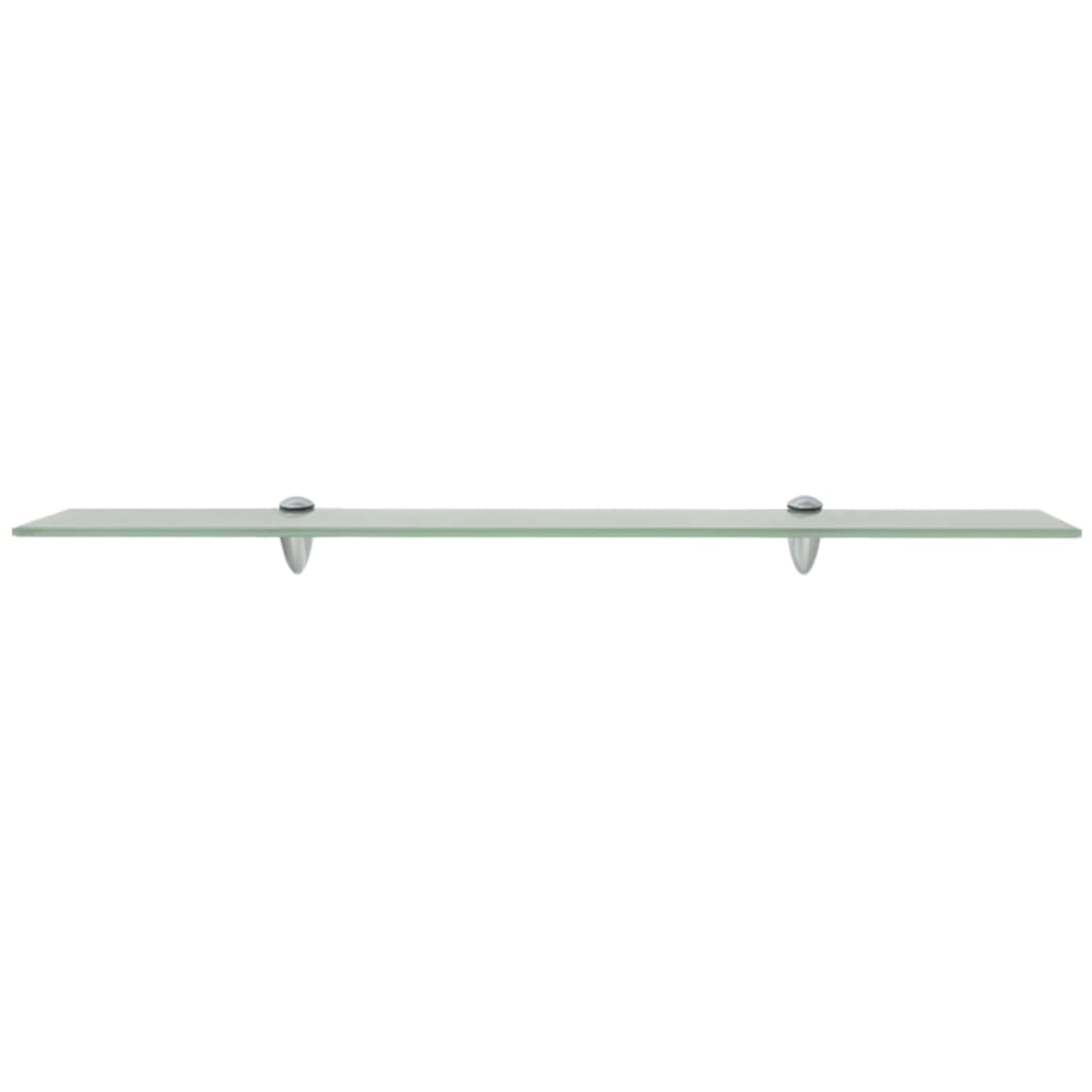 vidaXL Rafturi suspendate, 2 buc., 80 x 20 cm, sticlă, 8 mm