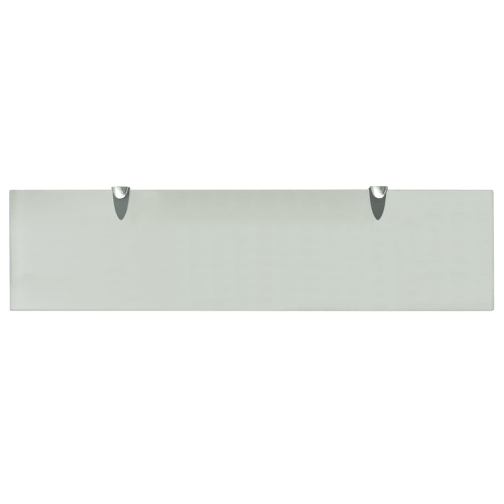 vidaXL Rafturi suspendate, 2 buc., 80 x 20 cm, sticlă, 8 mm