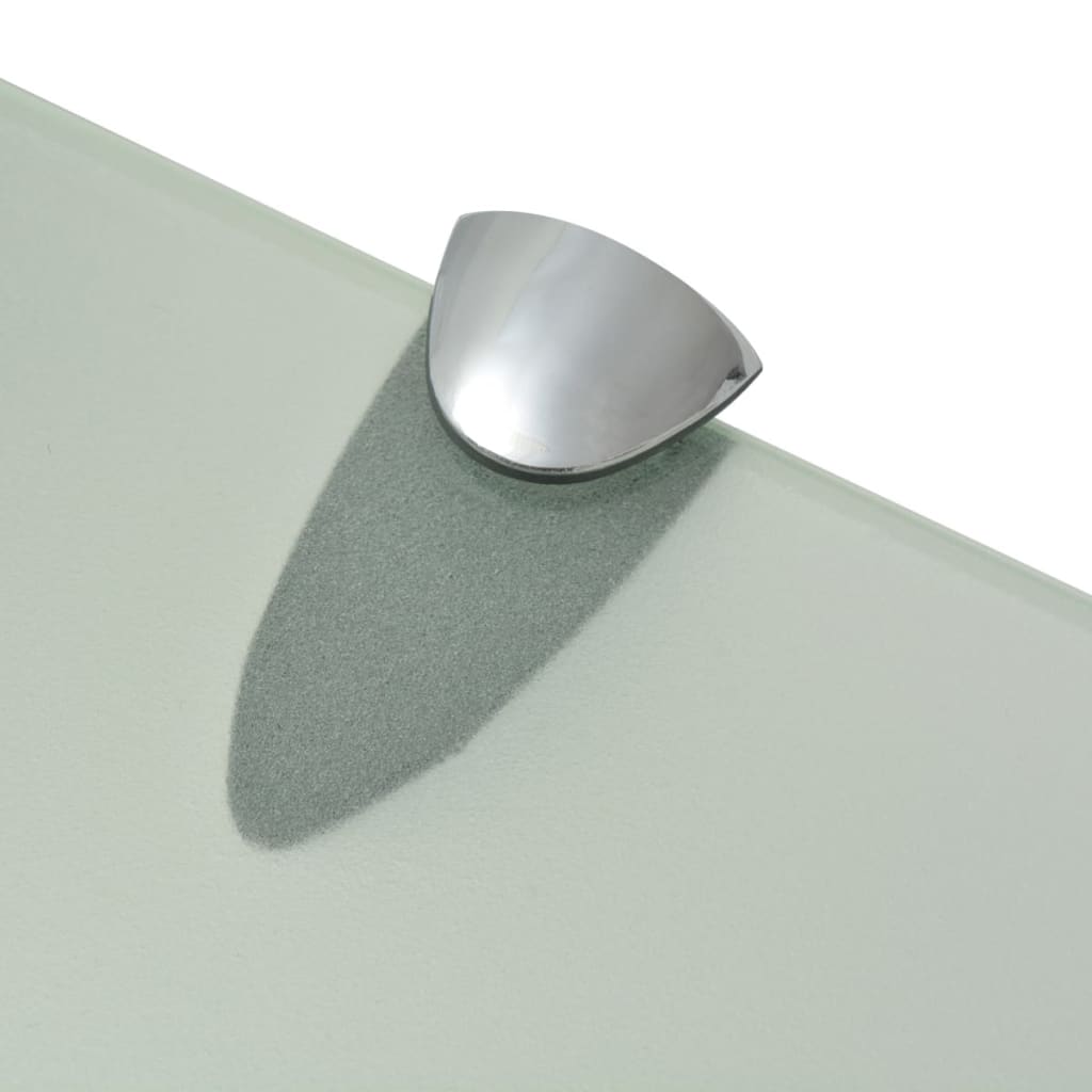 vidaXL Rafturi suspendate, 2 buc., 100 x 20 cm, sticlă, 8 mm