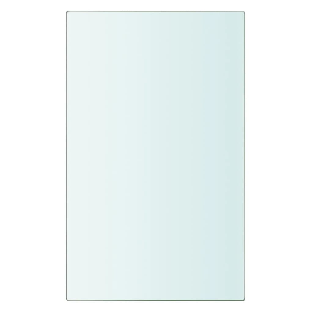 vidaXL Rafturi, 2 buc., 20 x 12 cm, panouri sticlă transparentă