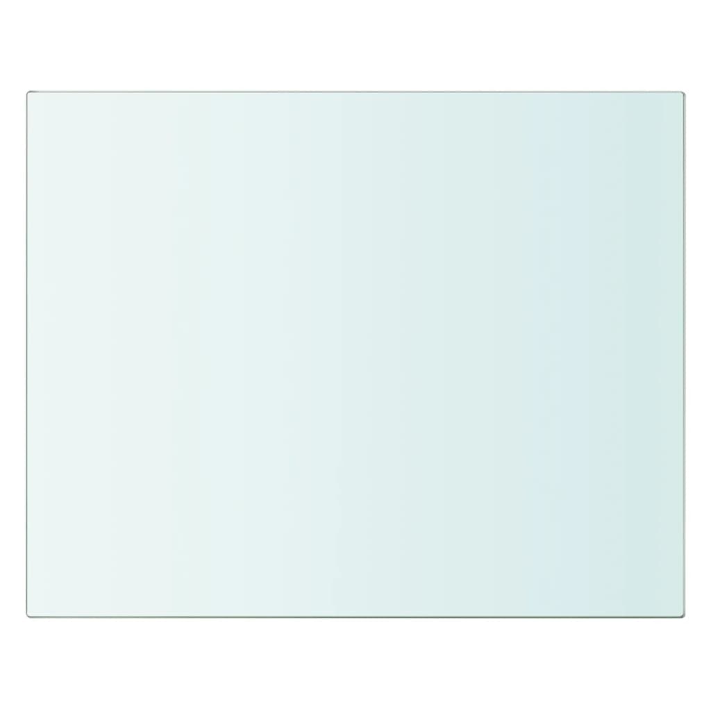 vidaXL Rafturi, 2 buc., 20 x 20 cm, panouri sticlă transparentă