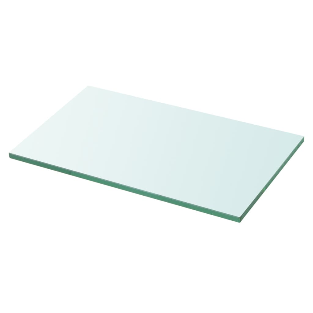 vidaXL Rafturi, 2 buc., 30 x 12 cm, panouri sticlă transparentă