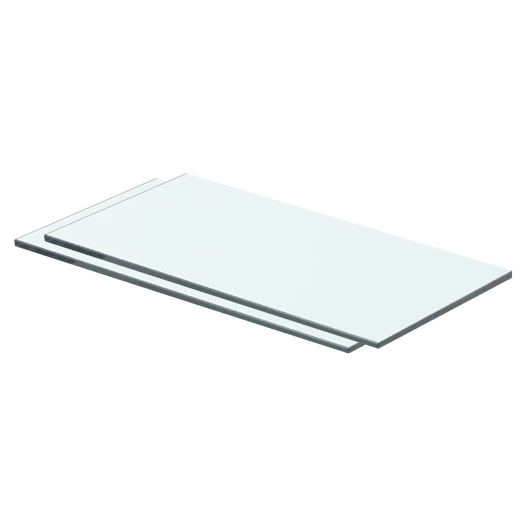 vidaXL Rafturi, 2 buc., 40 x 15 cm, panouri sticlă transparentă vidaXL Rafturi, 2 buc., 40 x 15 cm, panouri sticlă transparentă