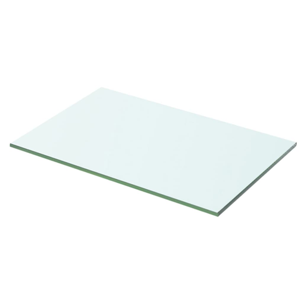 vidaXL Rafturi, 2 buc., 50 x 25 cm, panouri sticlă transparentă