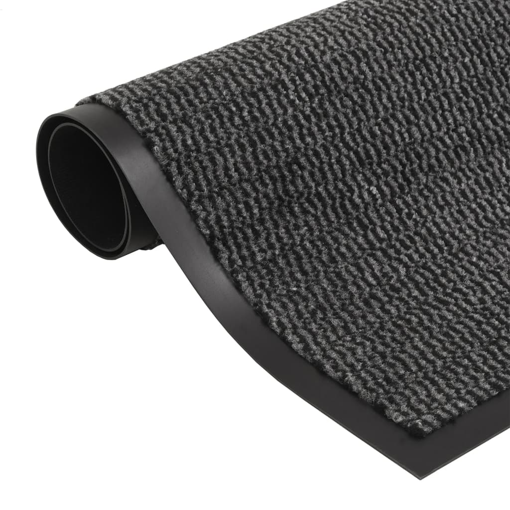 vidaXL Covoare ușă anti-praf, 2 buc. antracit, 40x60 cm dreptunghiular vidaXL Covoare ușă anti-praf, 2 buc. antracit, 40x60 cm dreptunghiular