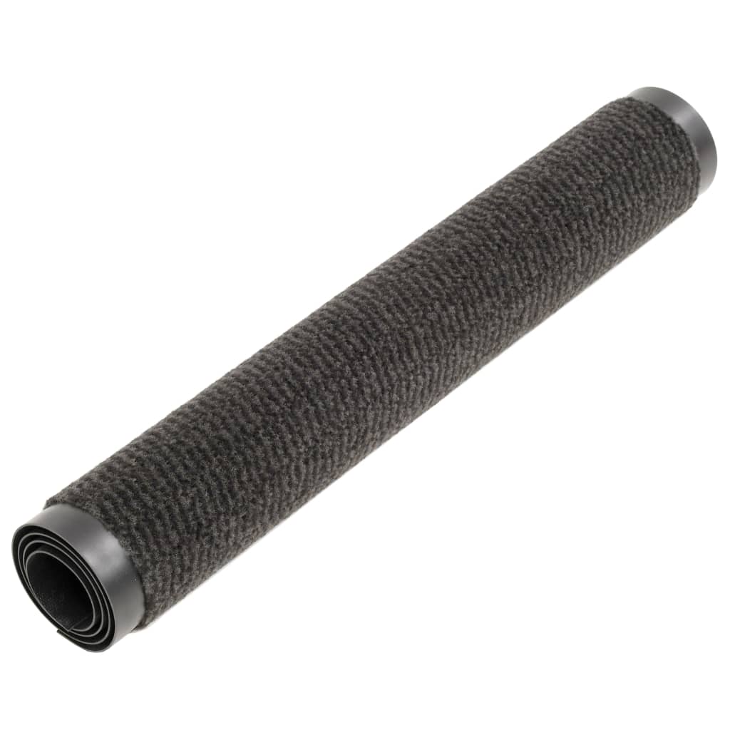 vidaXL Covoare ușă anti-praf, 2 buc., negru, 60x90 cm, dreptunghiular vidaXL Covoare ușă anti-praf, 2 buc., negru, 60x90 cm, dreptunghiular