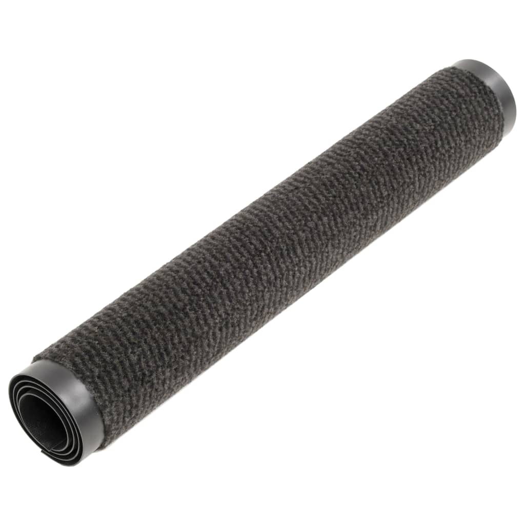 vidaXL Covoare ușă anti-praf, 2 buc., negru, 80x120 cm, dreptunghiular vidaXL Covoare ușă anti-praf, 2 buc., negru, 80x120 cm, dreptunghiular