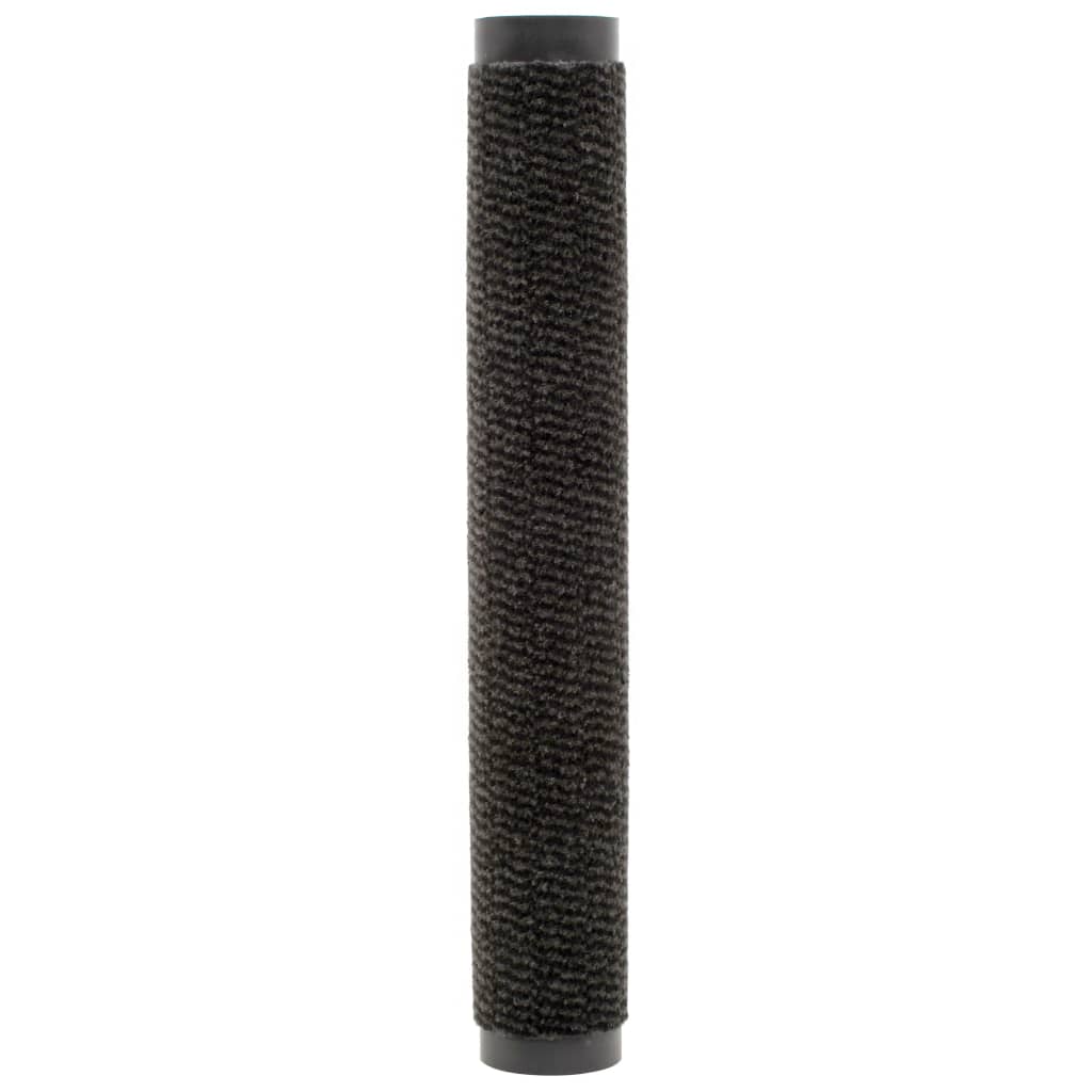 vidaXL Covoare ușă anti-praf, 2 buc., negru, 90x150 cm, dreptunghiular vidaXL Covoare ușă anti-praf, 2 buc., negru, 90x150 cm, dreptunghiular