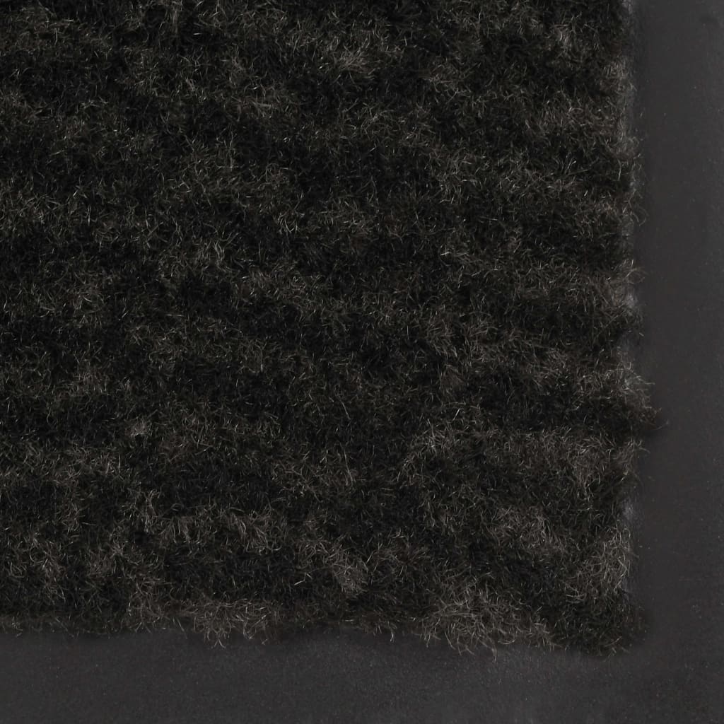 vidaXL Covoare ușă anti-praf, 2 buc., negru, 90x150 cm, dreptunghiular vidaXL Covoare ușă anti-praf, 2 buc., negru, 90x150 cm, dreptunghiular