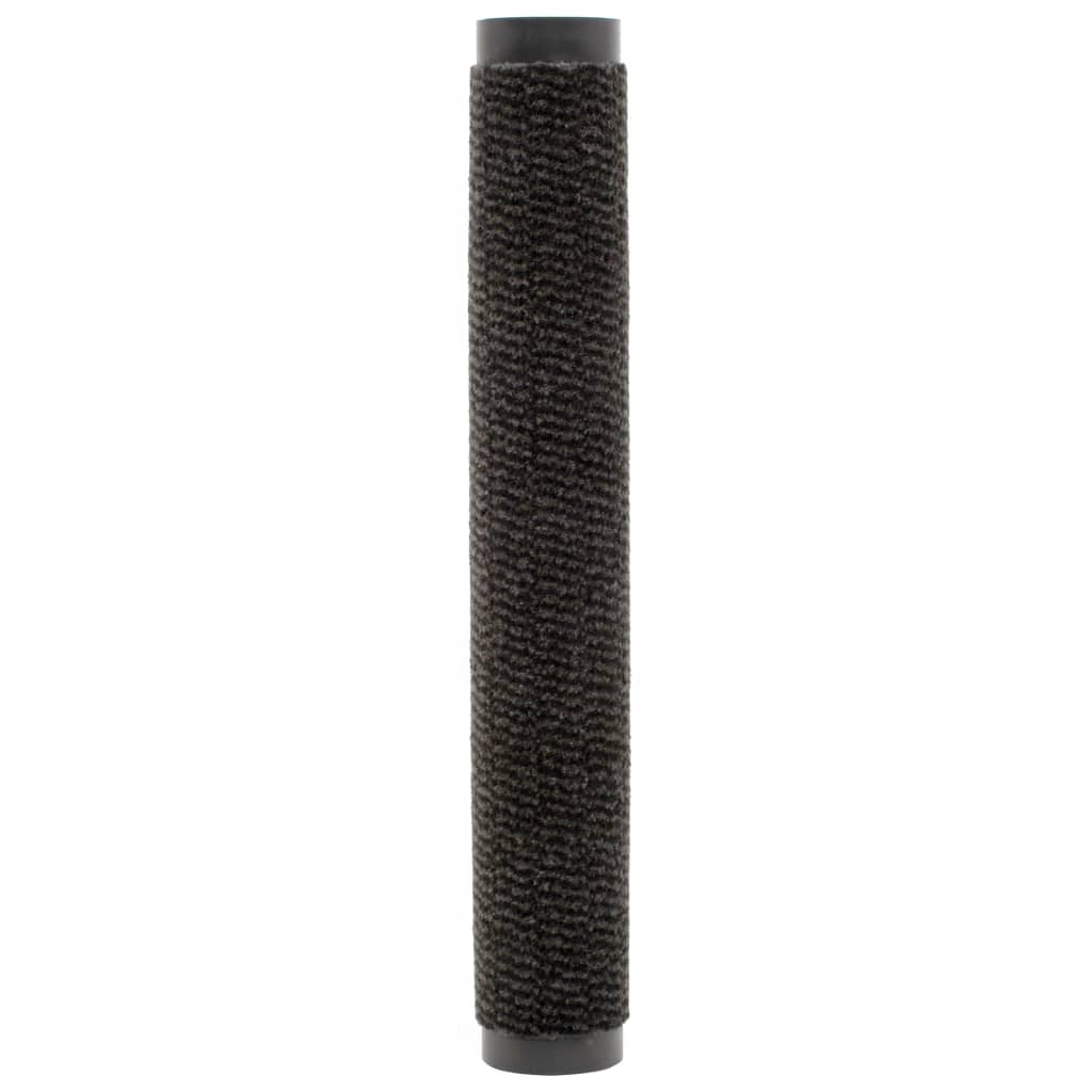 vidaXL Covoare ușă anti-praf, 2 buc., negru, 120x180 cm dreptunghiular vidaXL Covoare ușă anti-praf, 2 buc., negru, 120x180 cm dreptunghiular
