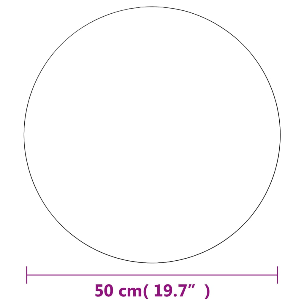 vidaXL Oglinzi de perete, 2 buc., 50 cm, sticlă, rotund vidaXL Oglinzi de perete, 2 buc., 50 cm, sticlă, rotund