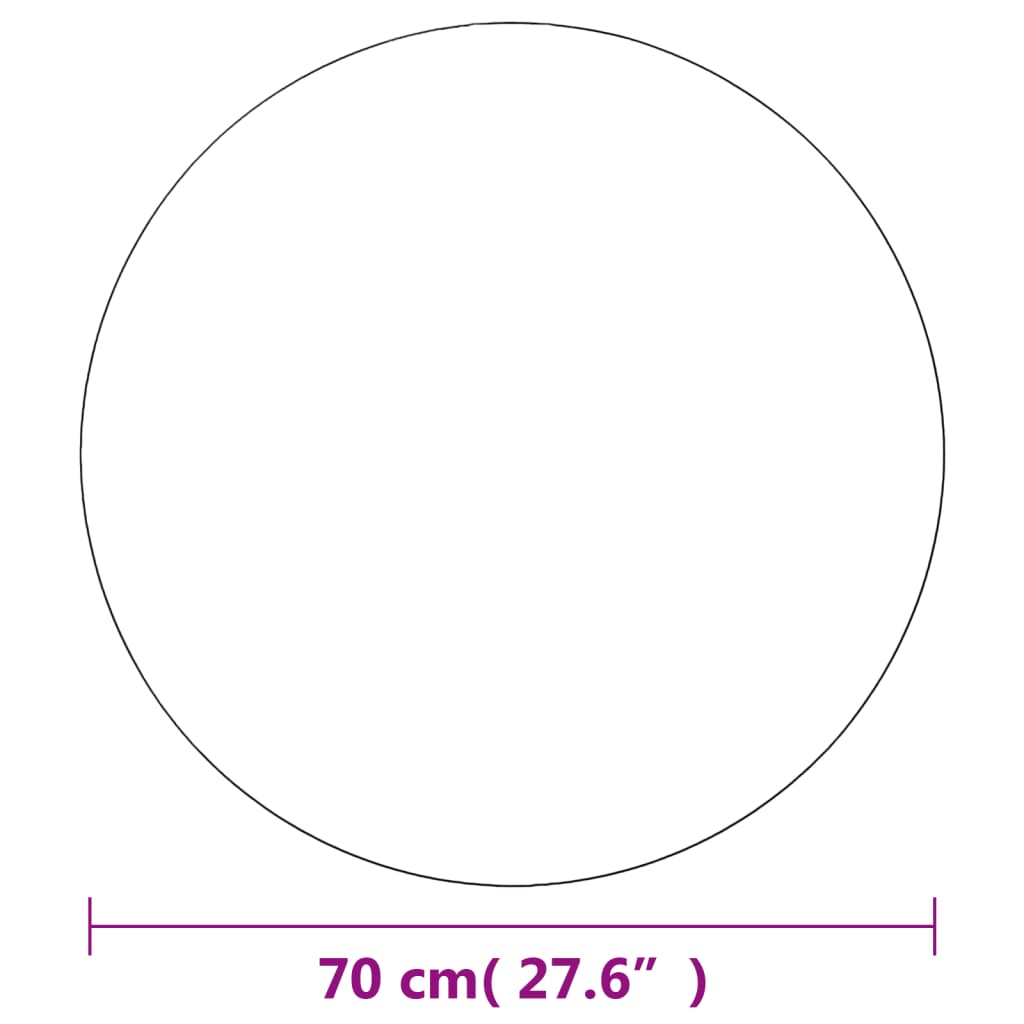 vidaXL Oglinzi de perete, 2 buc., 70 cm, sticlă, rotund vidaXL Oglinzi de perete, 2 buc., 70 cm, sticlă, rotund