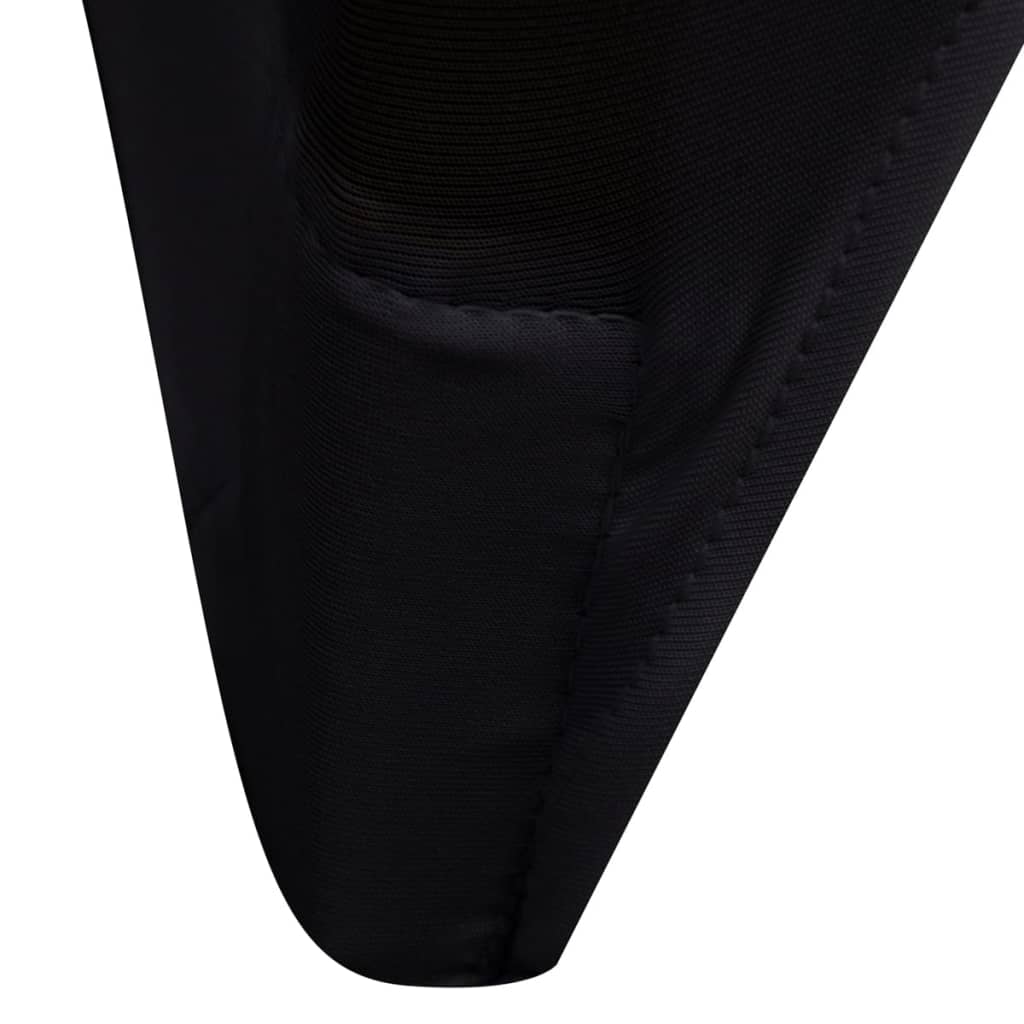 vidaXL Huse de scaun elastice, 18 buc., negru