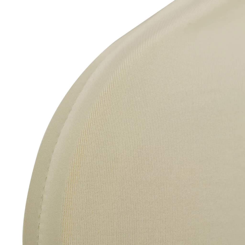 vidaXL Huse elastice pentru scaun, 18 buc., crem vidaXL Huse elastice pentru scaun, 18 buc., crem