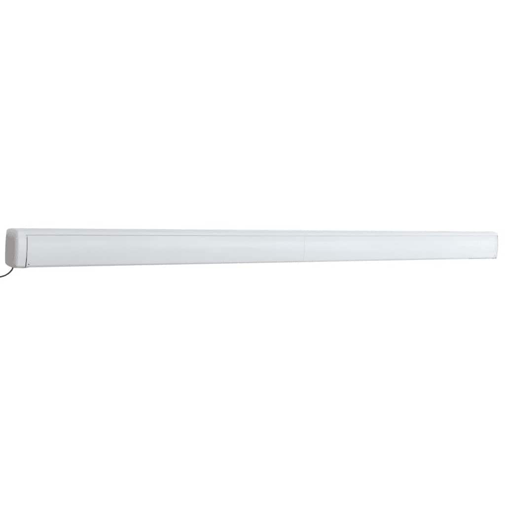 vidaXL Copertină motorizată tip casetă, albastru și alb, 400 x 300 cm vidaXL Copertină motorizată tip casetă, albastru și alb, 400 x 300 cm