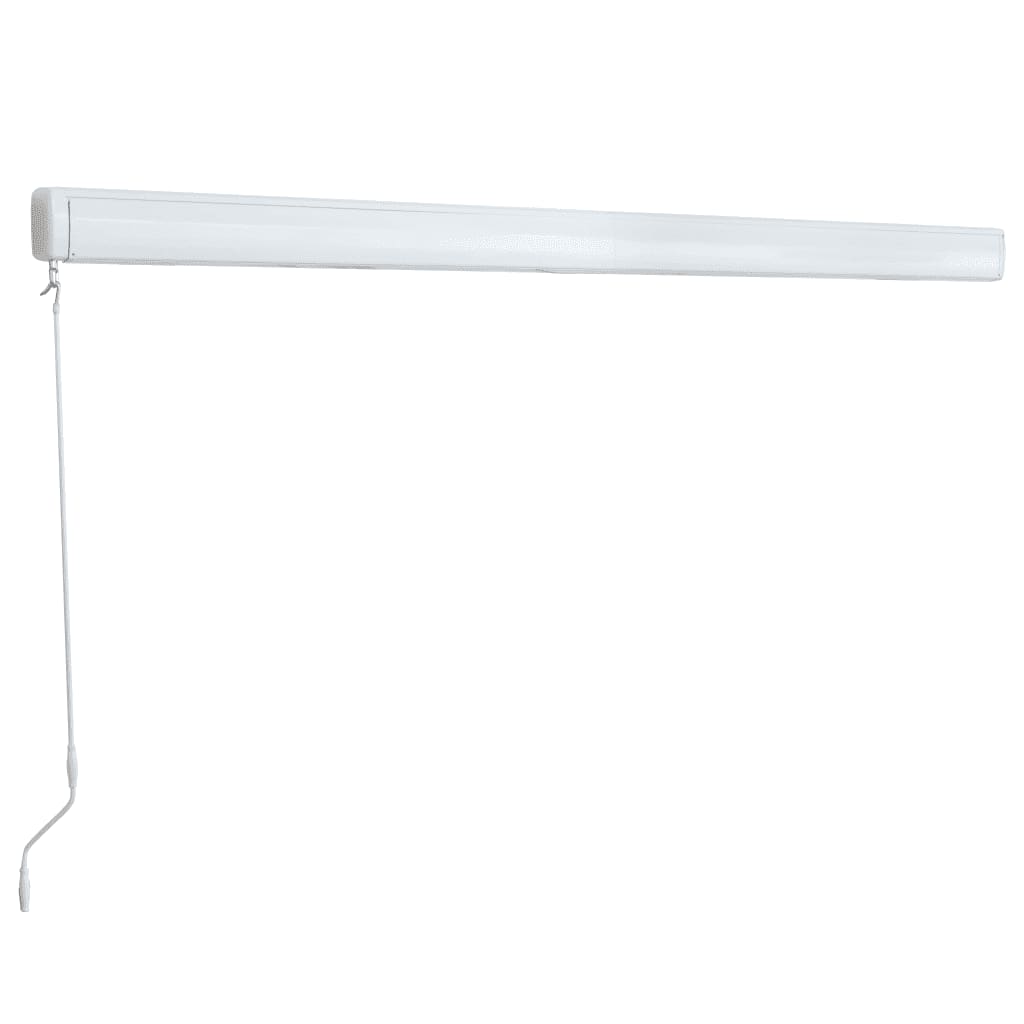 vidaXL Copertină manuală tip casetă, albastru și alb, 500 x 300 cm vidaXL Copertină manuală tip casetă, albastru și alb, 500 x 300 cm
