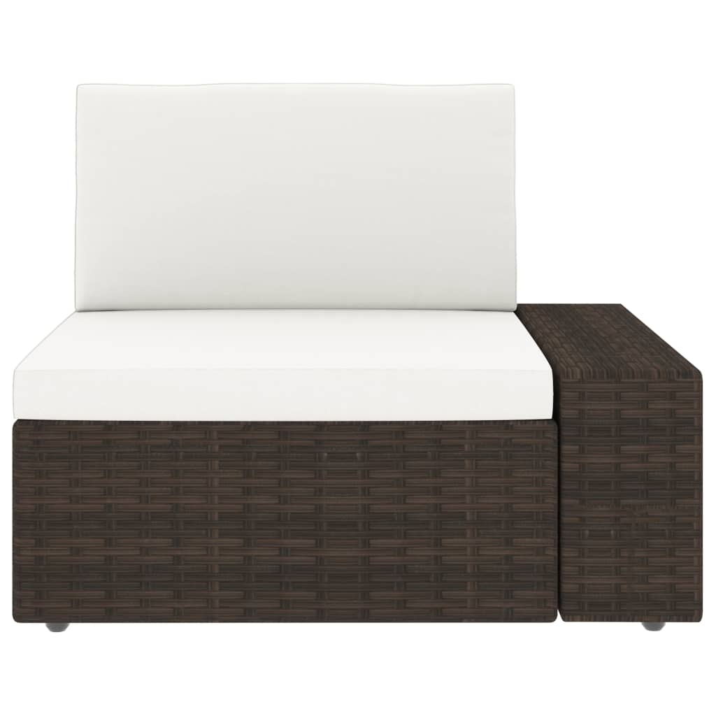 vidaXL Set mobilier de grădină, 5 piese, maro, poliratan vidaXL Set mobilier de grădină, 5 piese, maro, poliratan