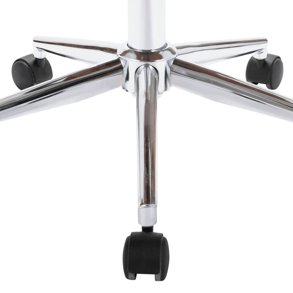 vidaXL Scaun de birou pivotant, gri, lemn curbat și material textil