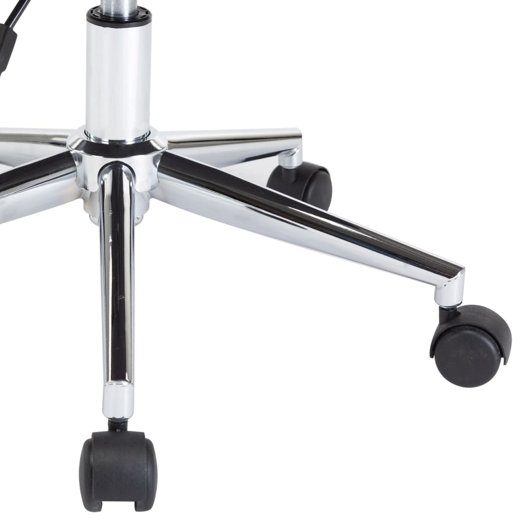 vidaXL Scaun de birou pivotant, gri taupe, lemn curbat și textil