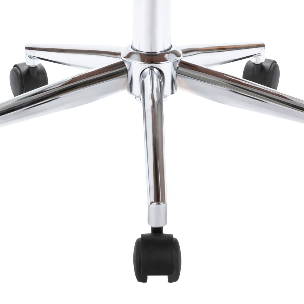 vidaXL Scaune de bucătărie pivotante, 6 buc., negru, piele ecologică