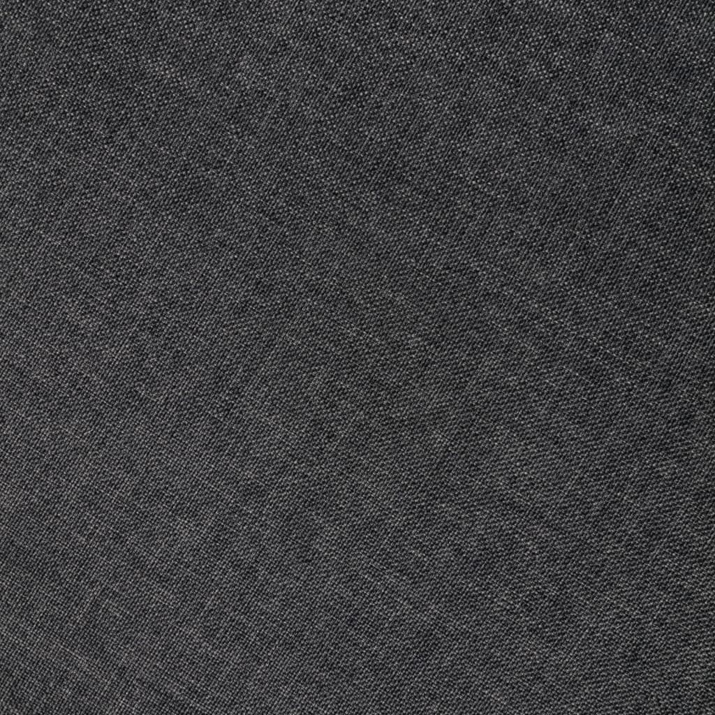 vidaXL Scaune de bucătărie pivotante, 2 buc., gri, material textil