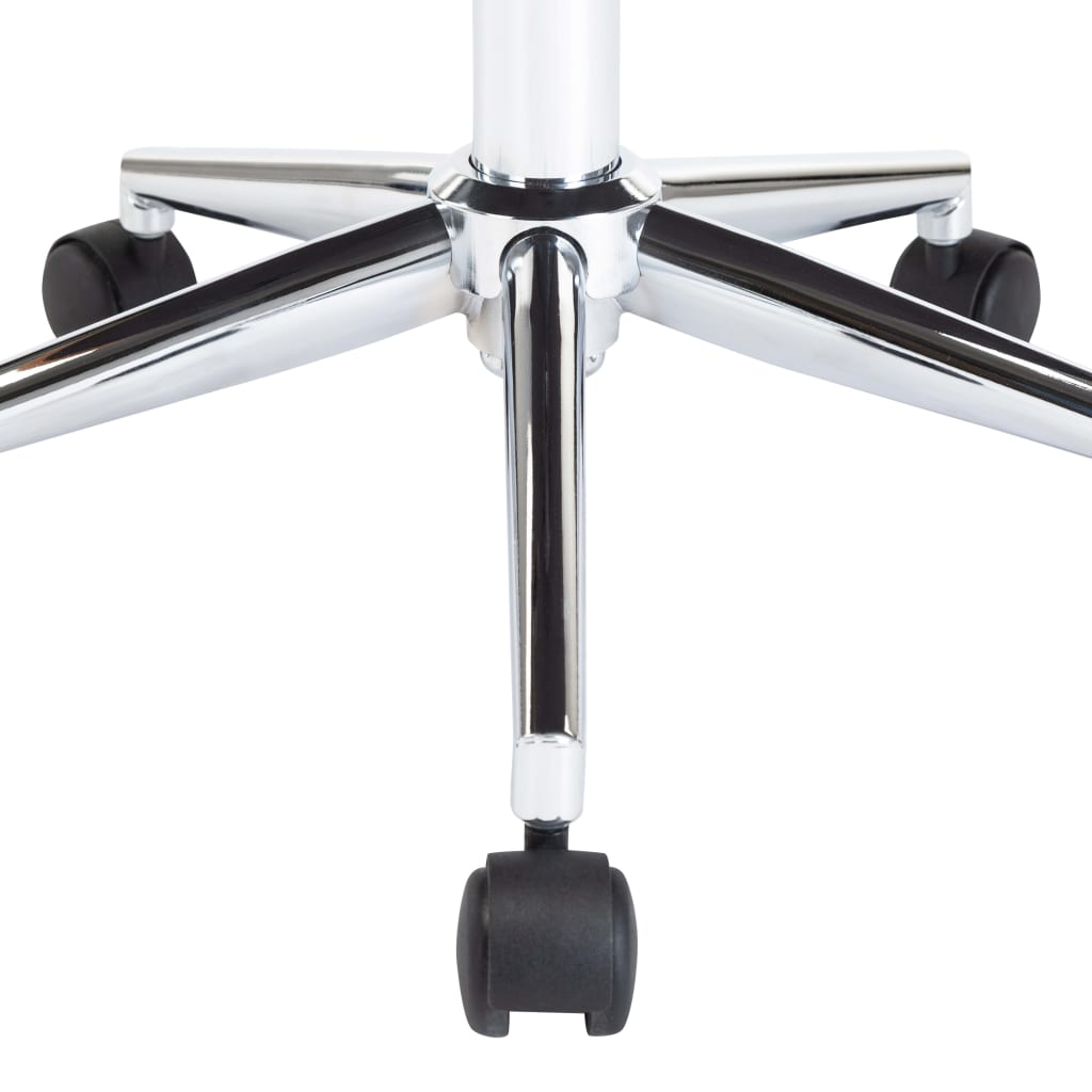 vidaXL Scaune pivotante, 2 buc. negru, lemn curbat & piele ecologică