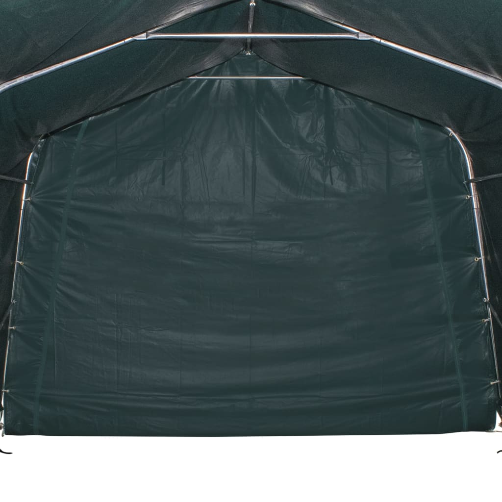 vidaXL Cort de animale detașabil verde închis 3,3x3,2m PVC 550g/m² vidaXL Cort de animale detașabil verde închis 3,3x3,2m PVC 550g/m²