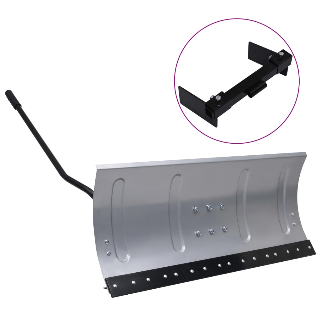 vidaXL Plug de zăpadă pentru mașina tuns iarbă cu adaptor, 100 cm vidaXL Plug de zăpadă pentru mașina tuns iarbă cu adaptor, 100 cm