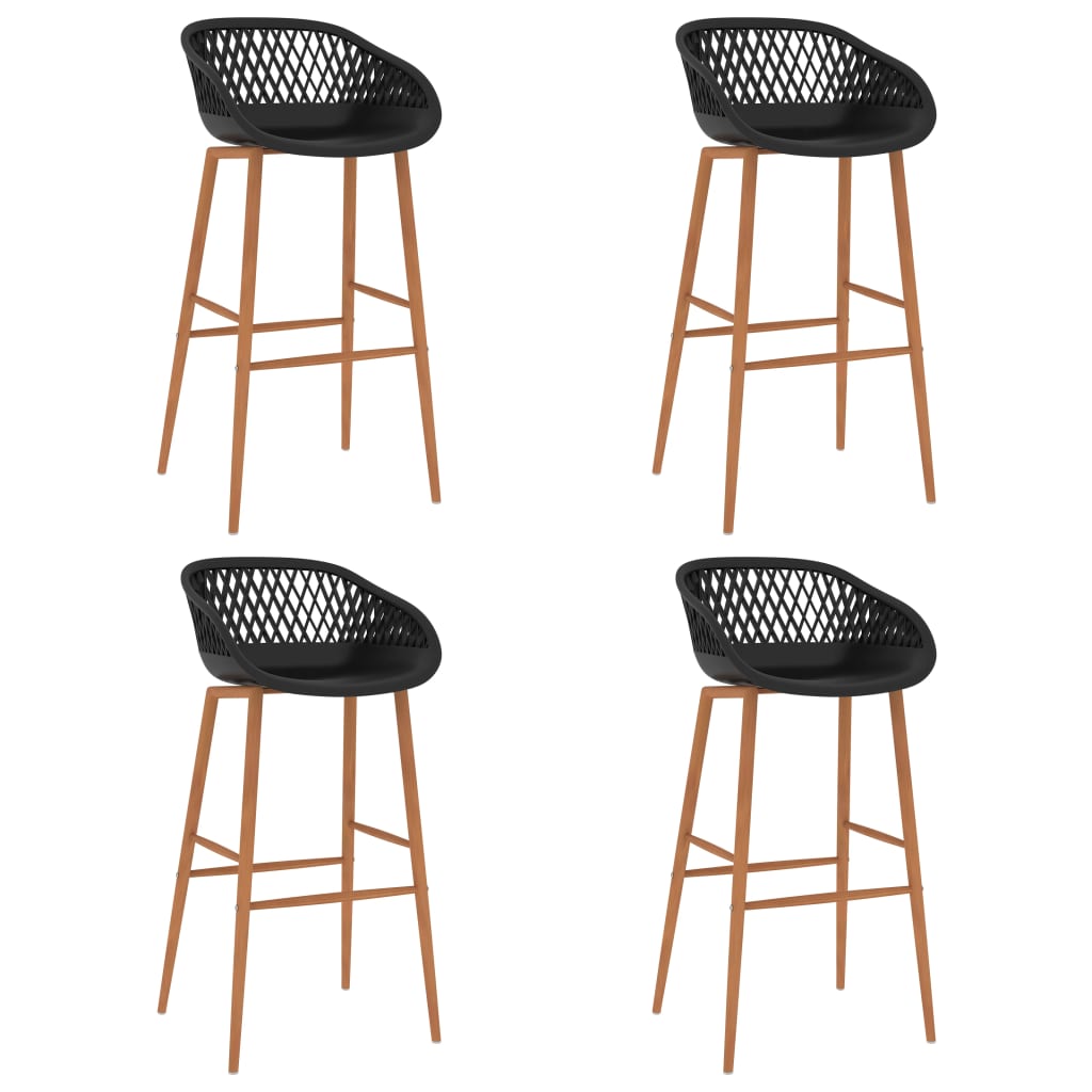 vidaXL Set bar 5 piese, negru vidaXL Set bar 5 piese, negru