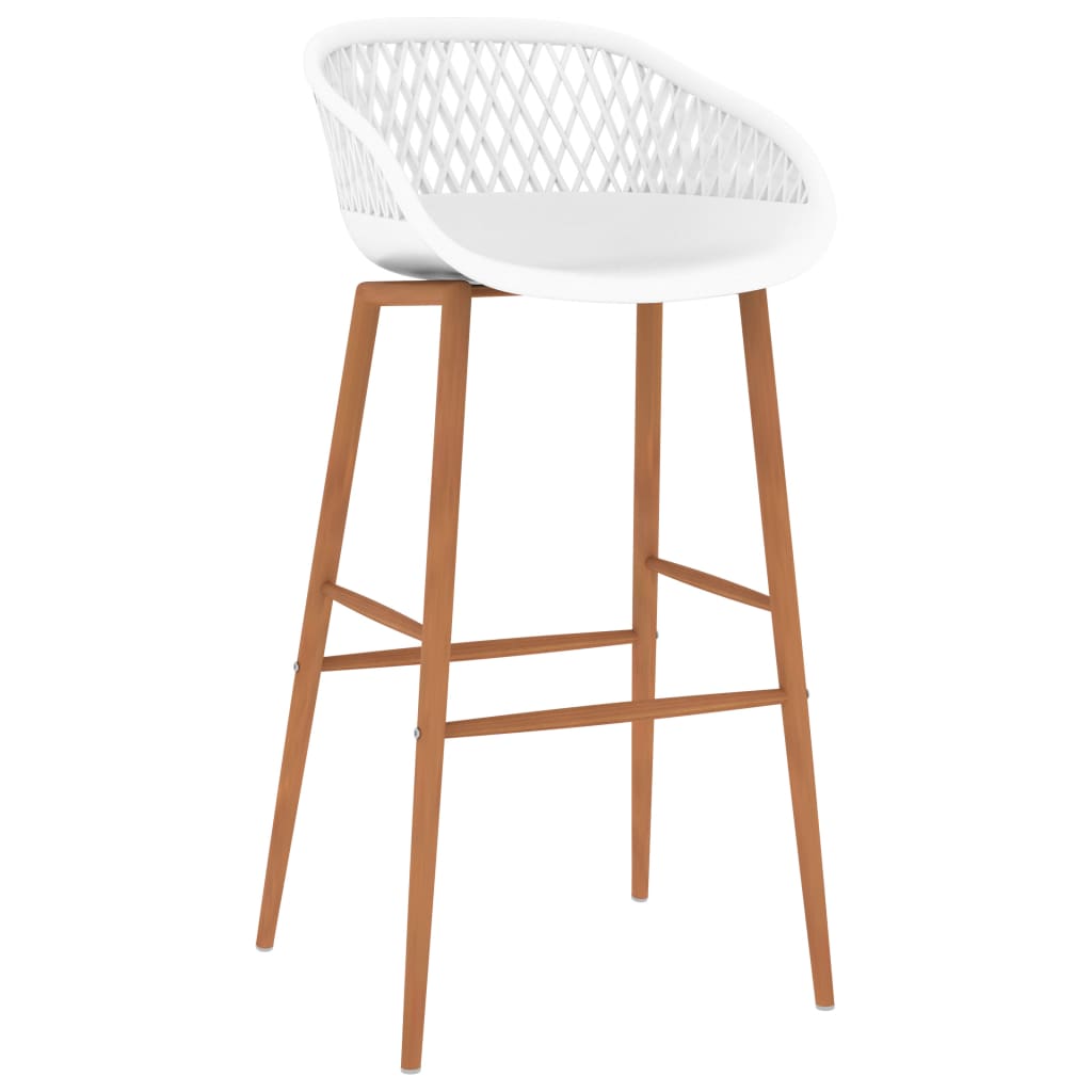 vidaXL Set mobilier de bar, 5 piese, alb vidaXL Set mobilier de bar, 5 piese, alb
