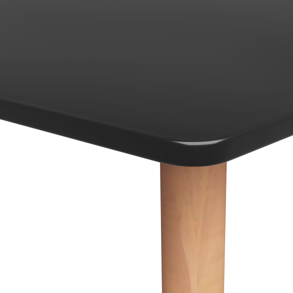 vidaXL Set mobilier de bar, 7 piese, negru vidaXL Set mobilier de bar, 7 piese, negru