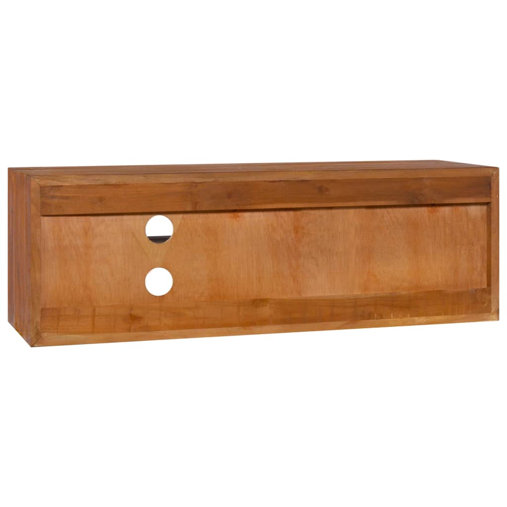 vidaXL Dulap TV montat pe perete, 180 x 30 x 30 cm, lemn masiv de tec