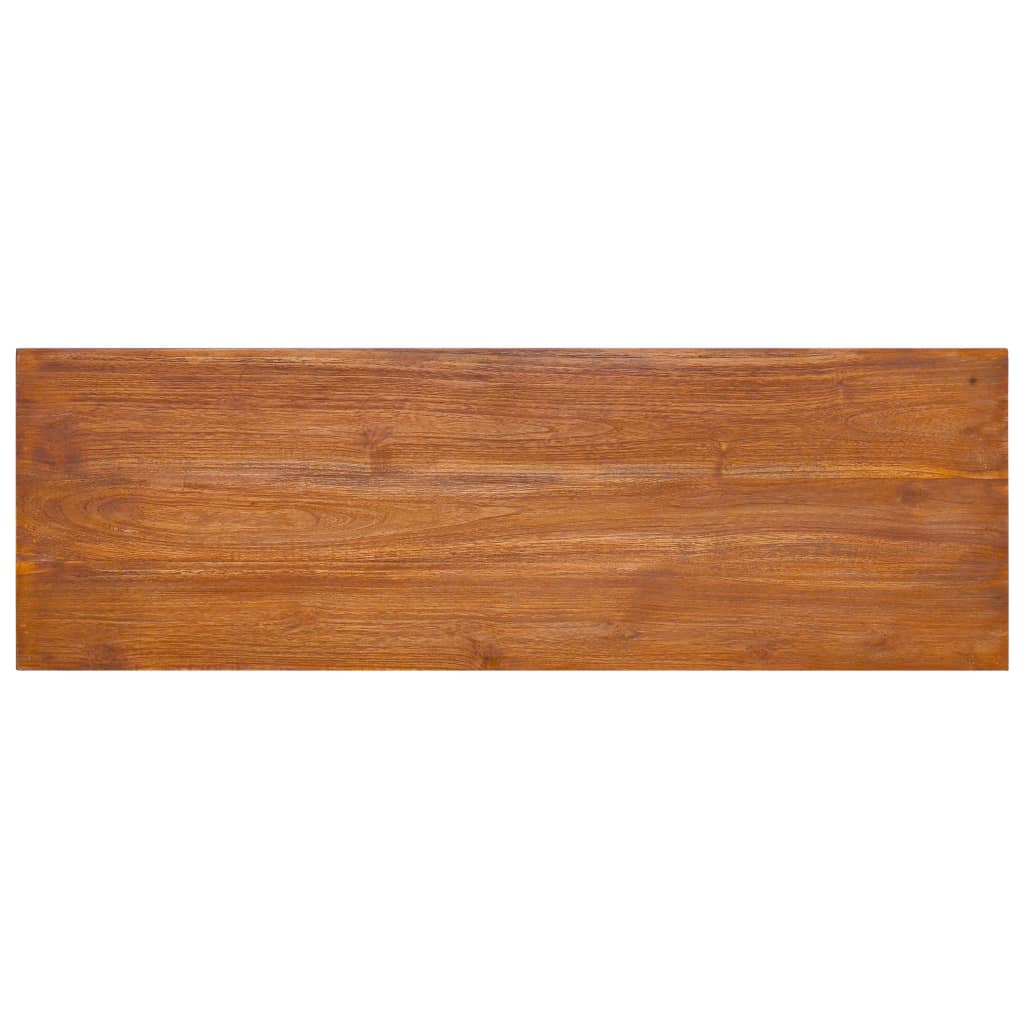vidaXL Dulap TV montat pe perete, 180 x 30 x 30 cm, lemn masiv de tec
