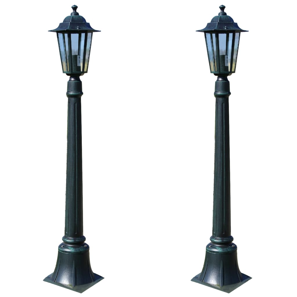 vidaXL Lămpi de grădină Preston, 2 buc., 105 cm vidaXL Lămpi de grădină Preston, 2 buc., 105 cm