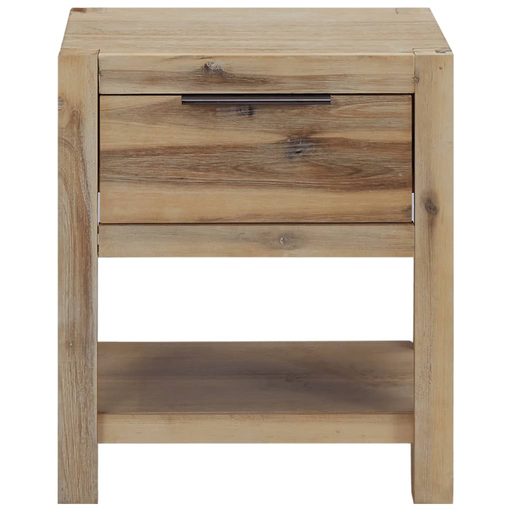 vidaXL Noptiere cu sertare, 2 buc., 40x30x48 cm, lemn masiv de acacia