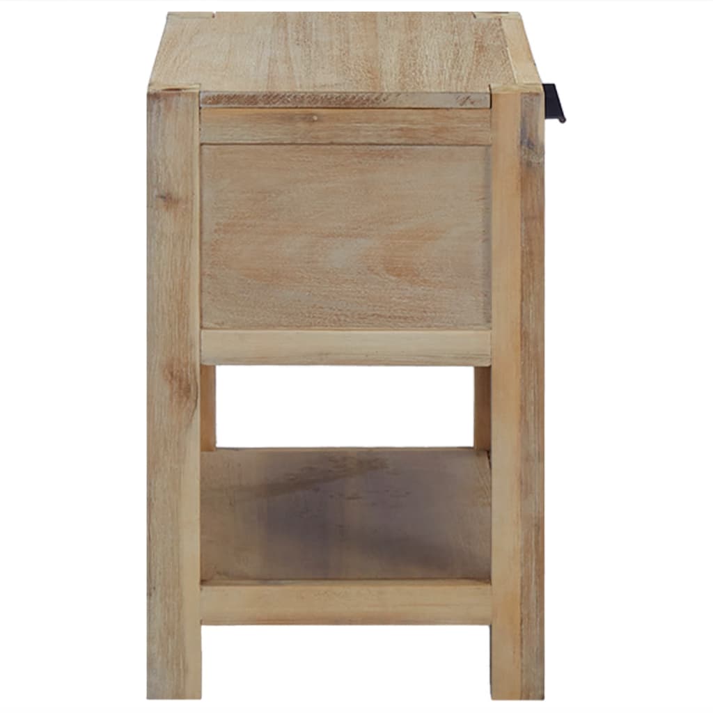 vidaXL Noptiere cu sertare, 2 buc., 40x30x48 cm, lemn masiv de acacia