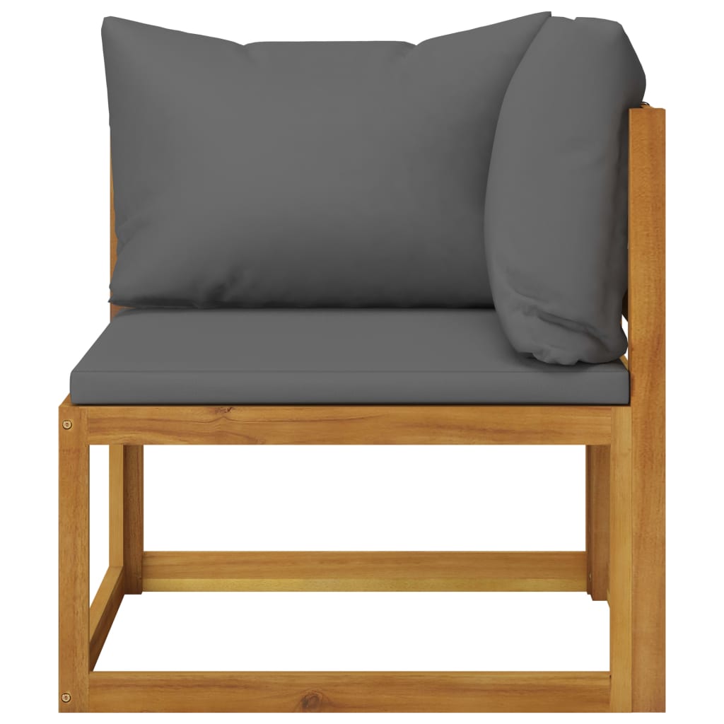 vidaXL Set mobilier grădină cu perne, 9 piese, lemn masiv acacia vidaXL Set mobilier grădină cu perne, 9 piese, lemn masiv acacia