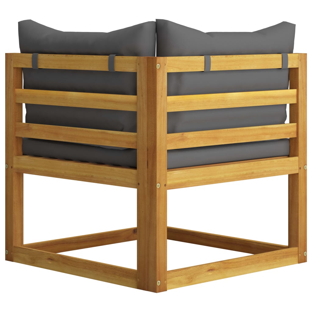 vidaXL Set mobilier grădină cu perne, 9 piese, lemn masiv de acacia vidaXL Set mobilier grădină cu perne, 9 piese, lemn masiv de acacia