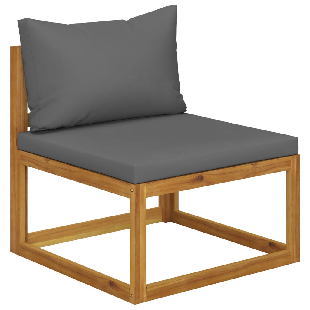 vidaXL Set mobilier grădină cu perne, 9 piese, lemn masiv de acacia vidaXL Set mobilier grădină cu perne, 9 piese, lemn masiv de acacia